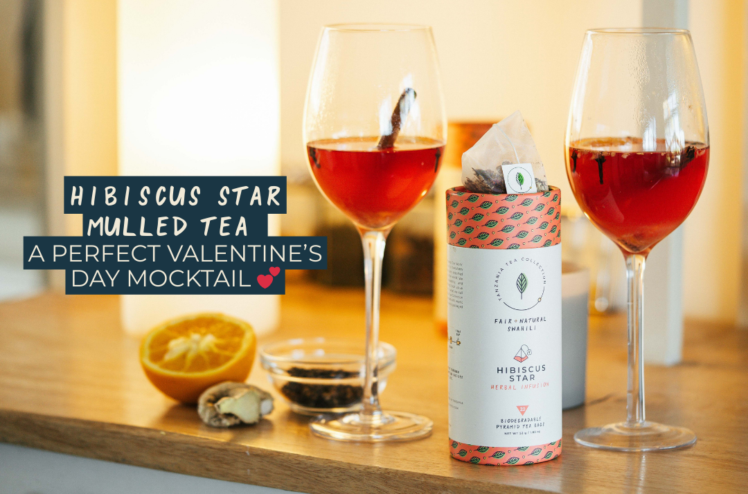 Hibiscus Star Mulled Tea: A Perfect Valentine’s Day Mocktail 💕