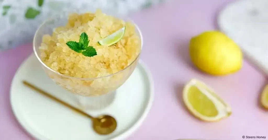Lemongrass Moringa Granita with Manuka Honey - Kazi Yetu