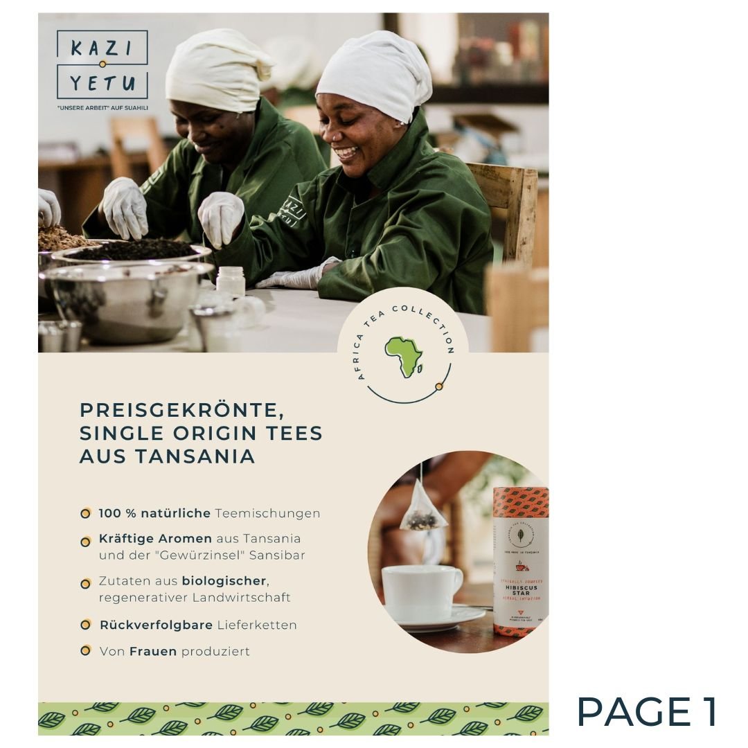 Flyer, DIN A5 (German only) - Kazi Yetu