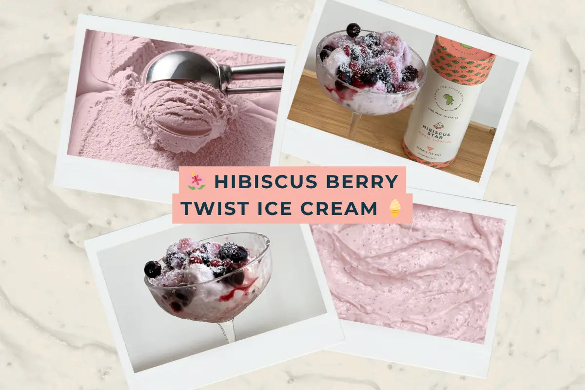Hibiscus Berry Twist Ice Cream