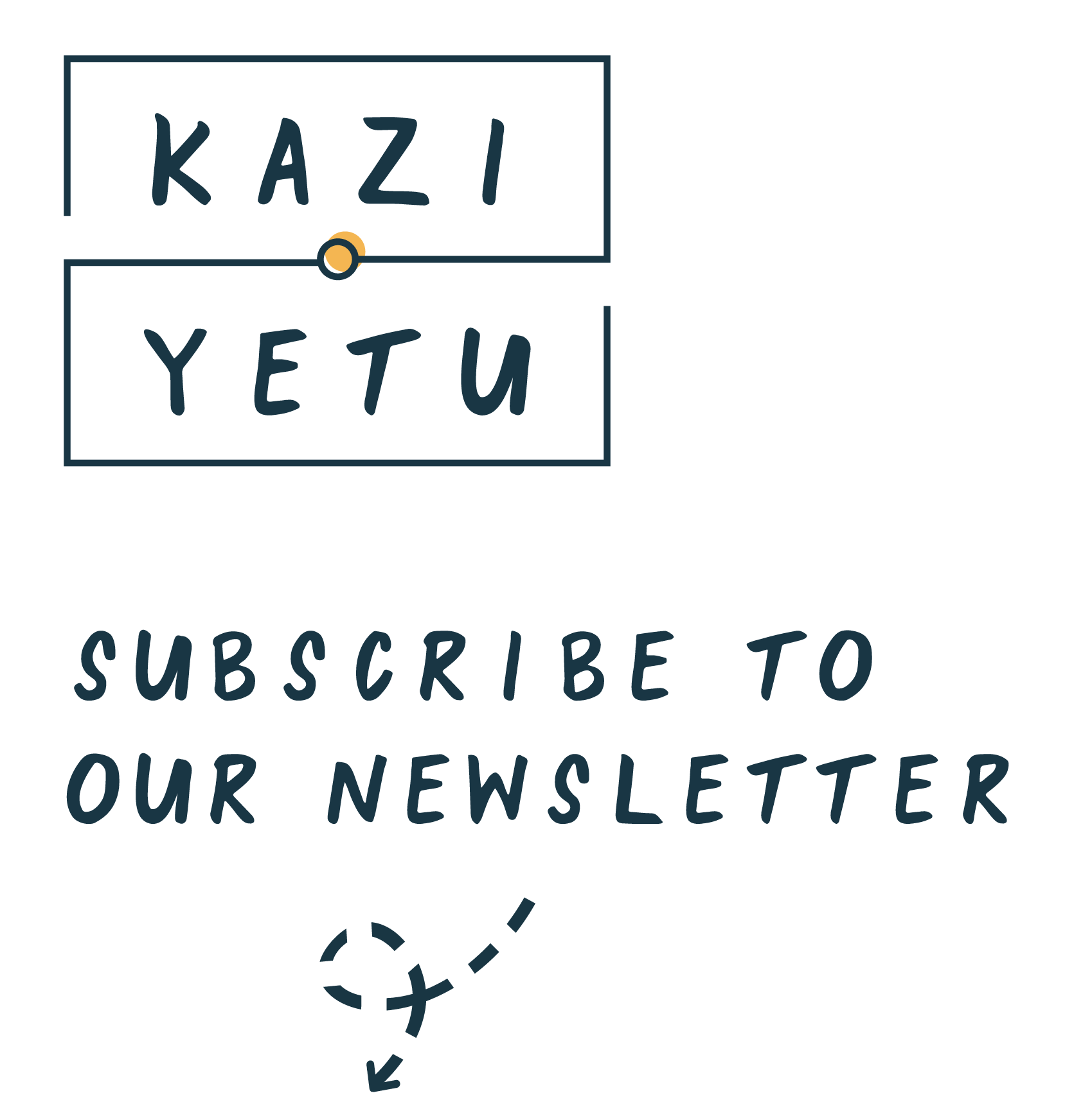 Subscribe to our newsletter graphic